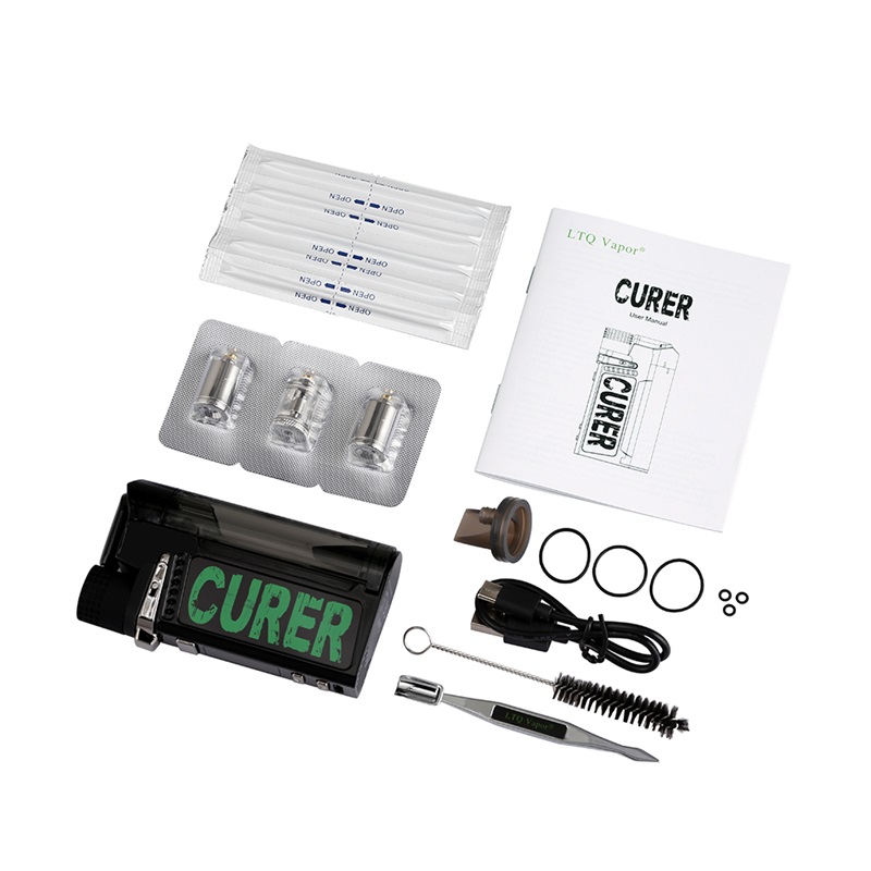 LTQ Vapor Curer Dry Herb Wax Oil 3-in-1 TC Vaporizer Kit 1500mAh