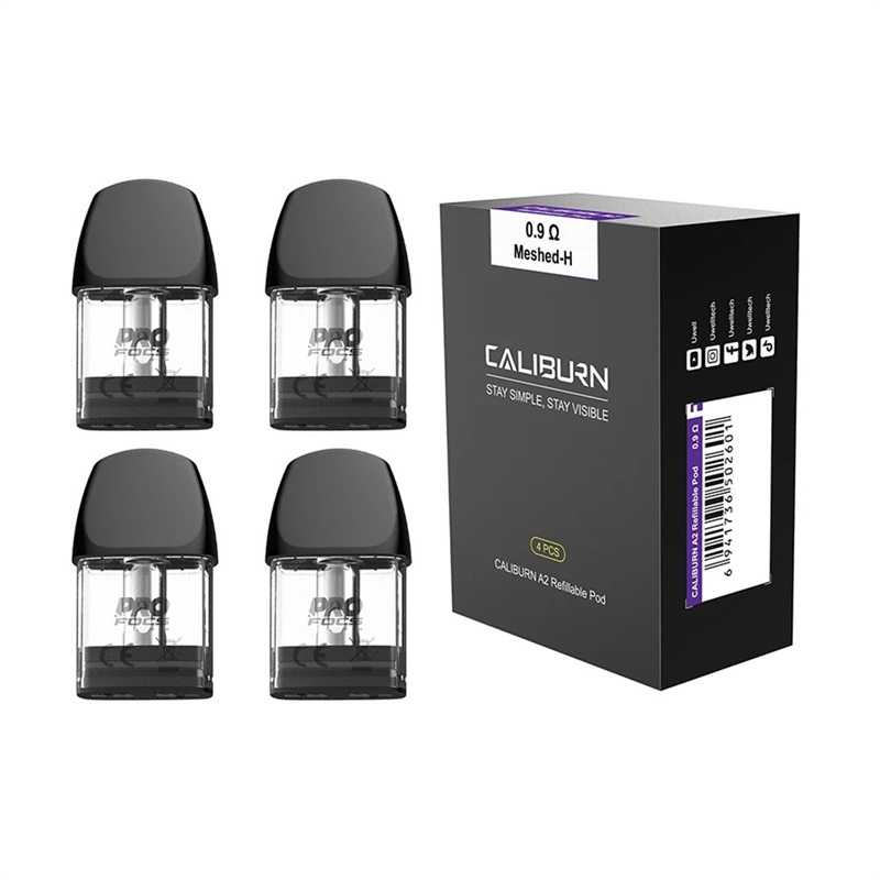 Uwell Caliburn A2 Pods Cartridge for Uwell Caliburn A2/AK2 Kit (4pcs/pack)