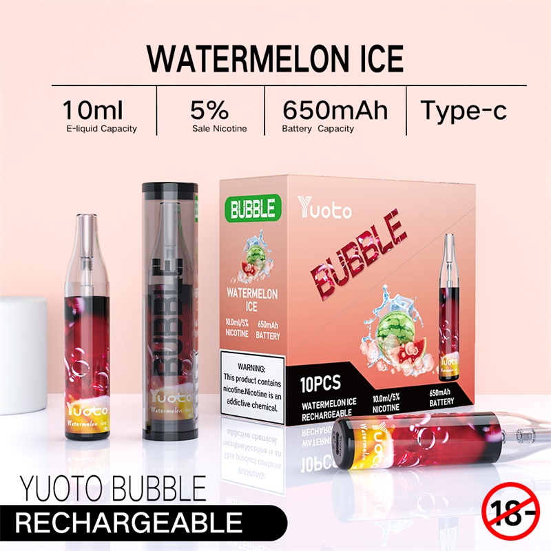 Yuoto Bubble Disposable Vape Kit 4000 Puffs 10ml 650mAh