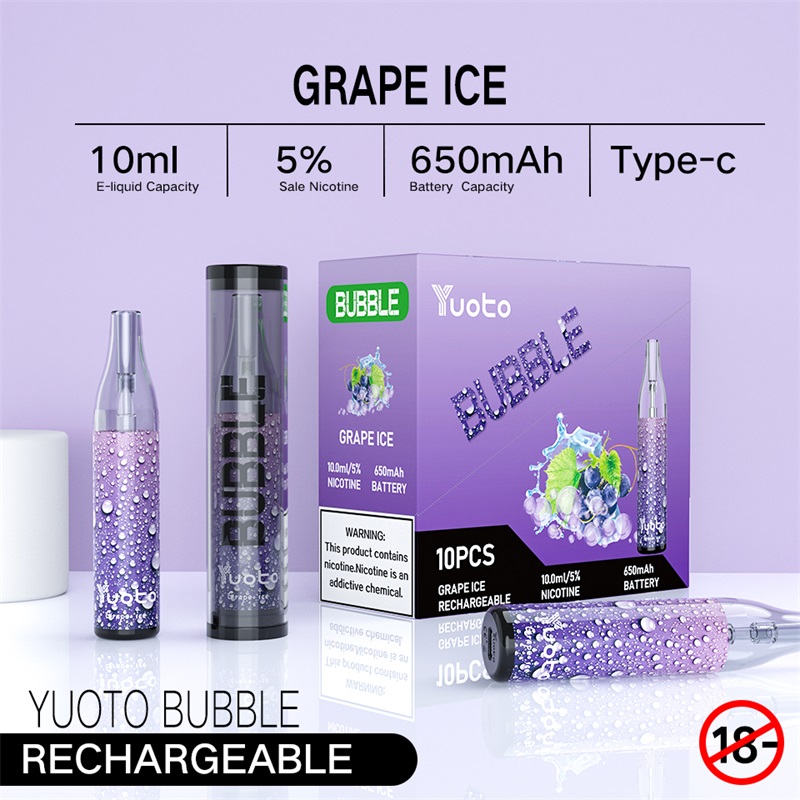 Yuoto Bubble Disposable Vape Kit 4000 Puffs 10ml 650mAh