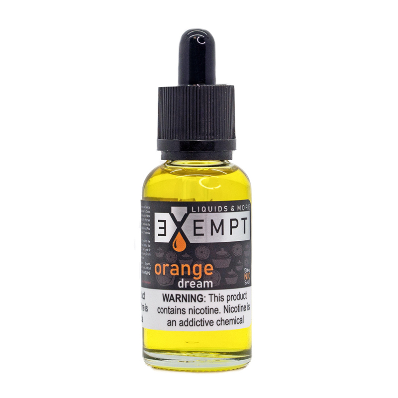 EXEMPT Nic Salt Orange Dream E-juice 30ml