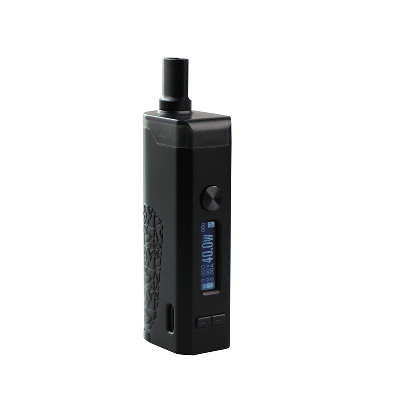 Hippovape B'Adapt 40W RBA AIO Kit External 18350 Battery