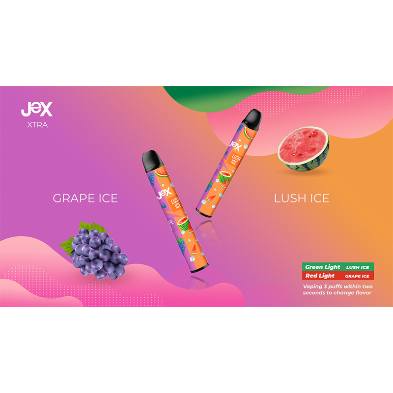 JeX XTRA Disposable Vape Device Dual Flavor 600 Puffs 500mAh