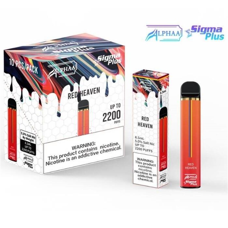 Alphaa Sigma Plus Disposable Vape Kit 2200 Puffs 8.5ml