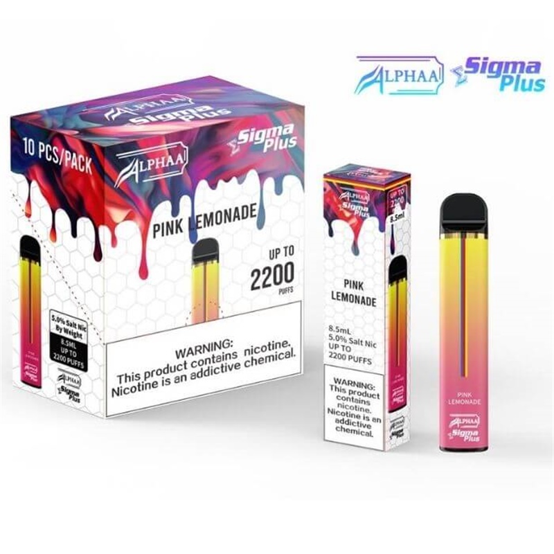 Alphaa Sigma Plus Disposable Vape Kit 2200 Puffs 8.5ml