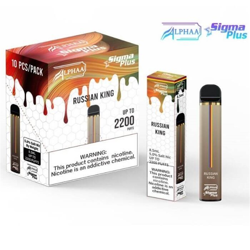 Alphaa Sigma Plus Disposable Vape Kit 2200 Puffs 8.5ml