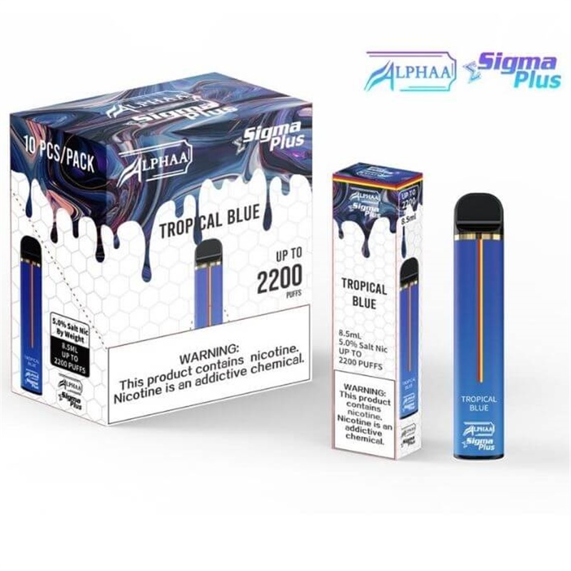 Alphaa Sigma Plus Disposable Vape Kit 2200 Puffs 8.5ml