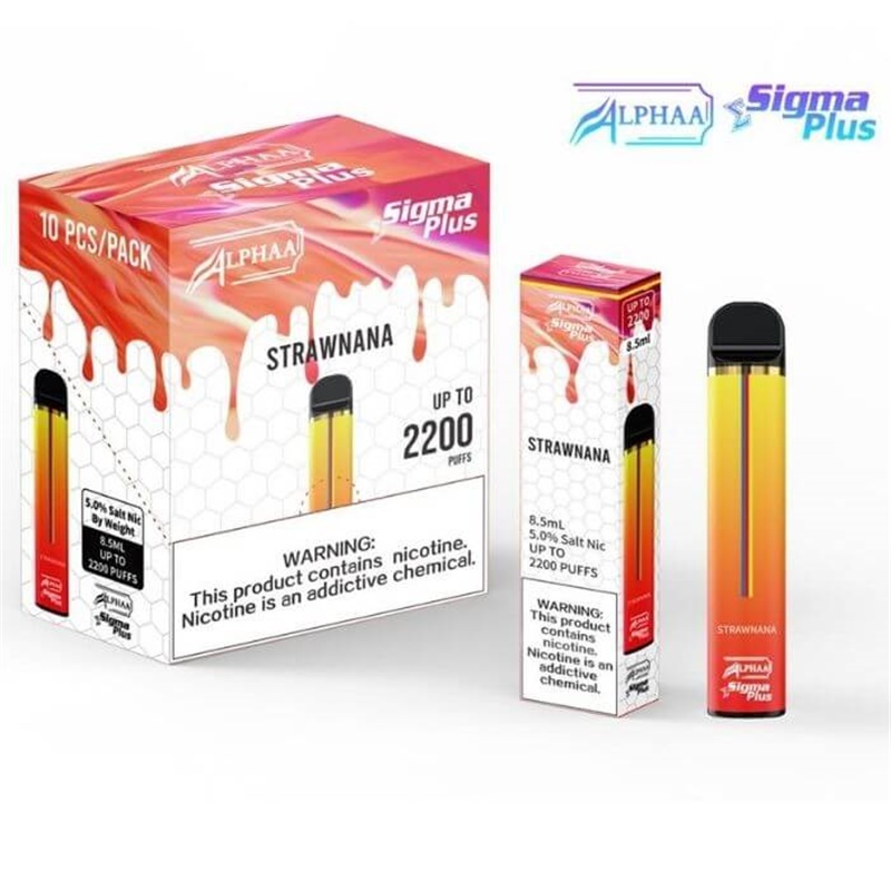 Alphaa Sigma Plus Disposable Vape Kit 2200 Puffs 8.5ml