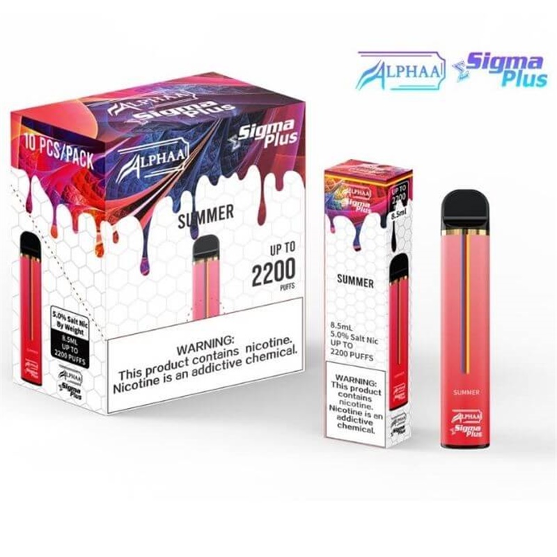 Alphaa Sigma Plus Disposable Vape Kit 2200 Puffs 8.5ml