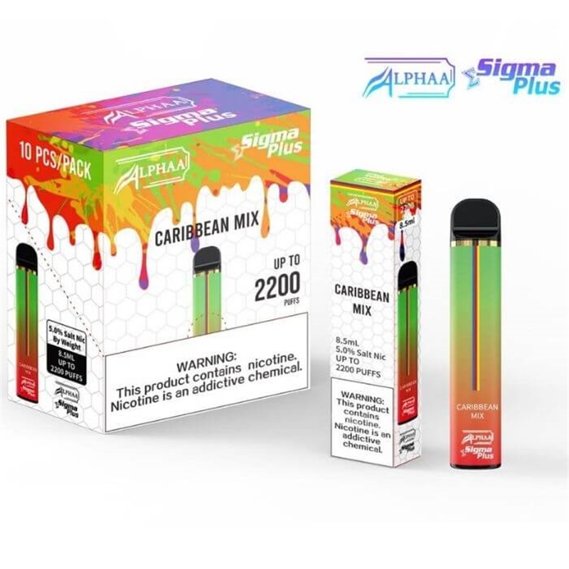 Alphaa Sigma Plus Disposable Vape Kit 2200 Puffs 8.5ml