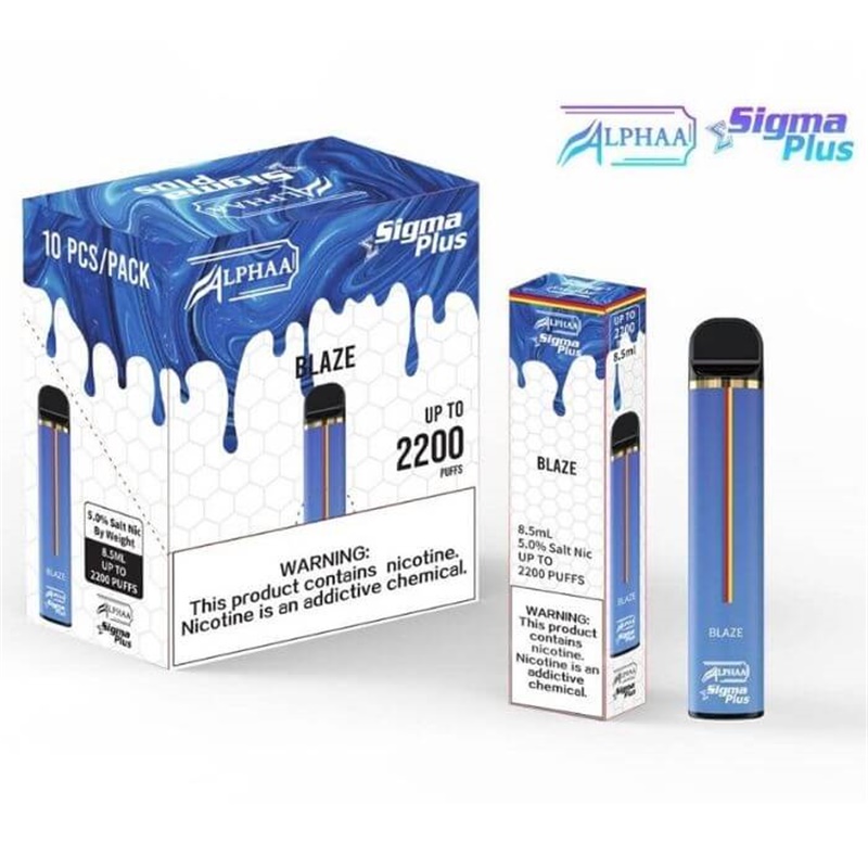 Alphaa Sigma Plus Disposable Vape Kit 2200 Puffs 8.5ml