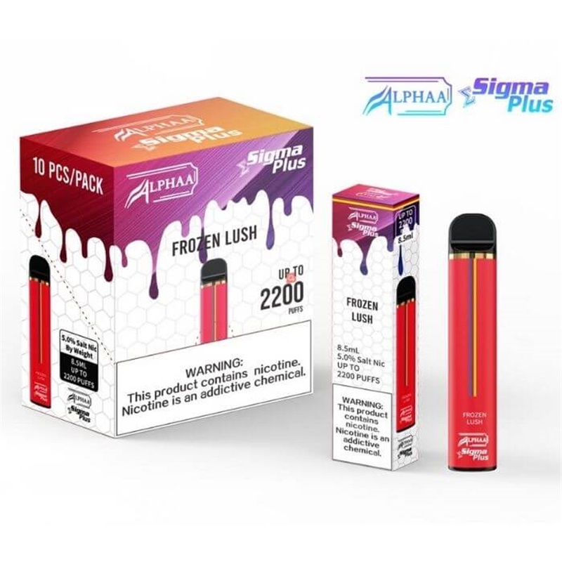 Alphaa Sigma Plus Disposable Vape Kit 2200 Puffs 8.5ml