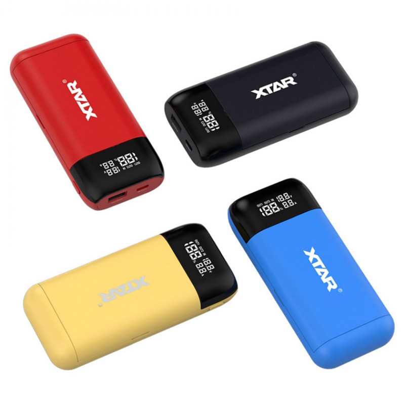 XTAR PB2S Portable Dual-Role 2 Bay Battery Charger Power Bank