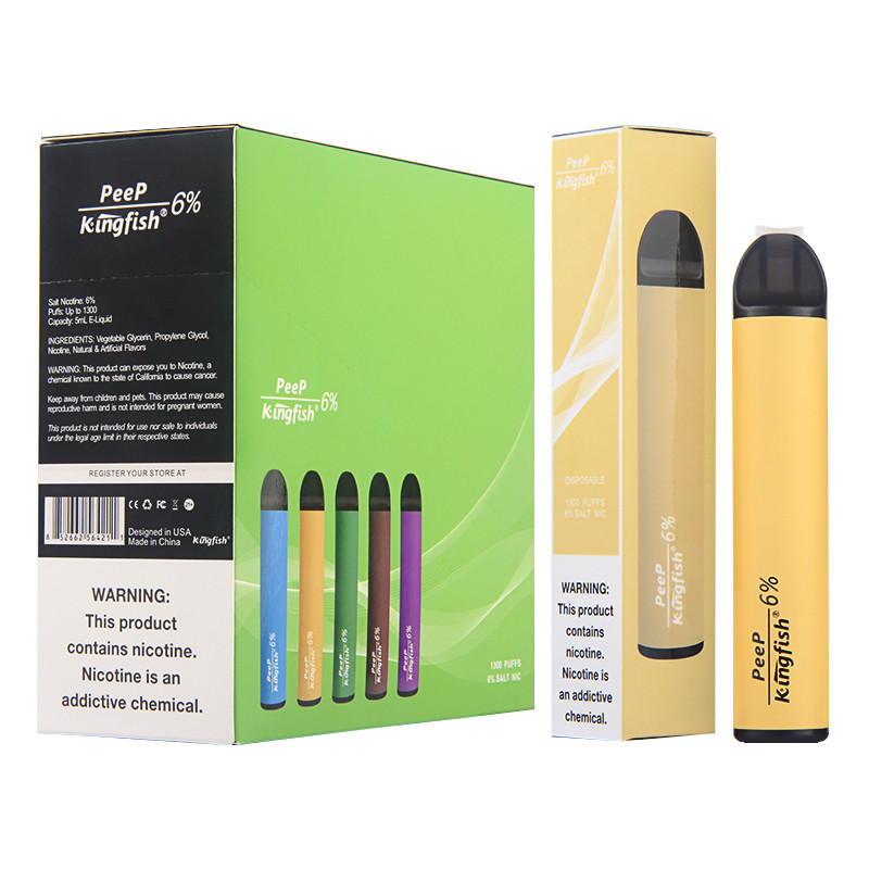 Kingfish Peep Disposable Pod Kit 1300 Puffs 850mAh