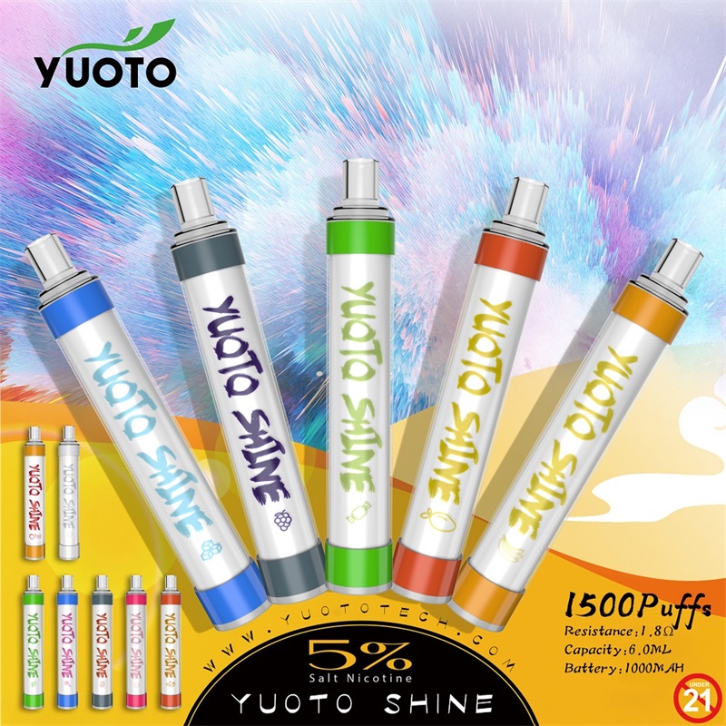 Yuoto Shine Disposable Vape Kit 1500 Puffs 1000mAh