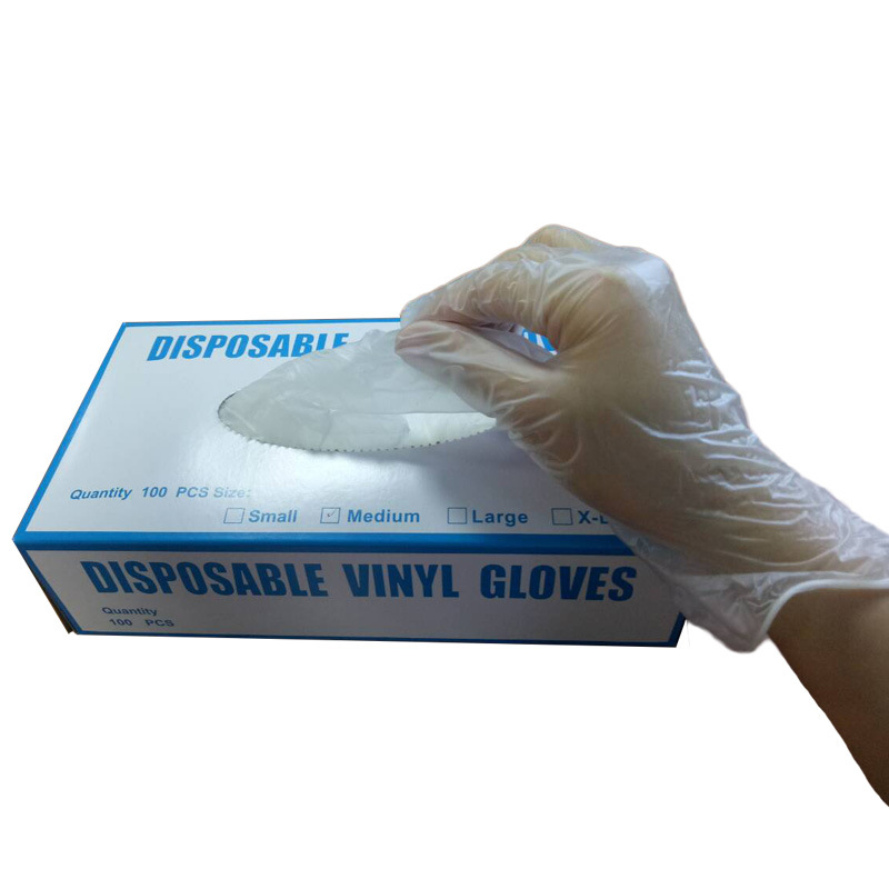 Disposable Transparent PVC Gloves (100pcs/pack)