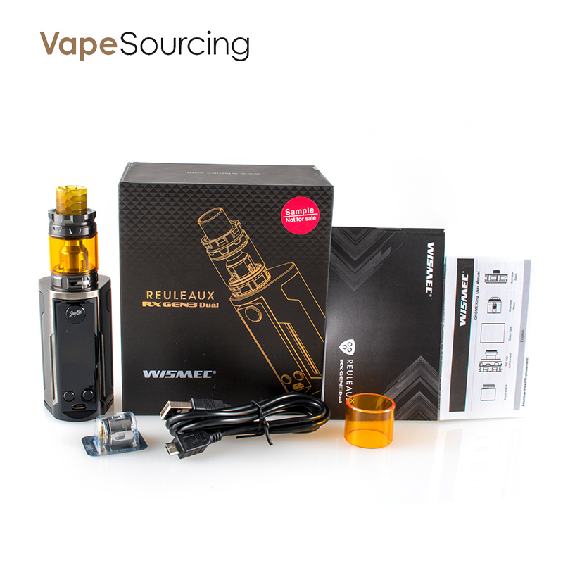 WISMEC Reuleaux RX GEN3 Dual Kit 230W with GNOME King Tank