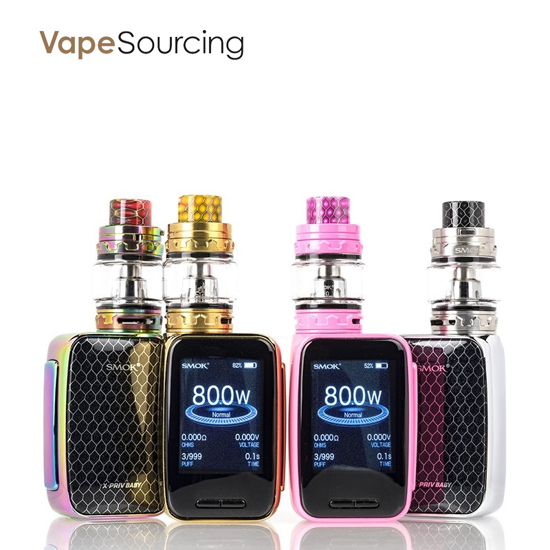 SMOK X-PRIV Baby Kit 80W with TFV12 Big Baby Princ...