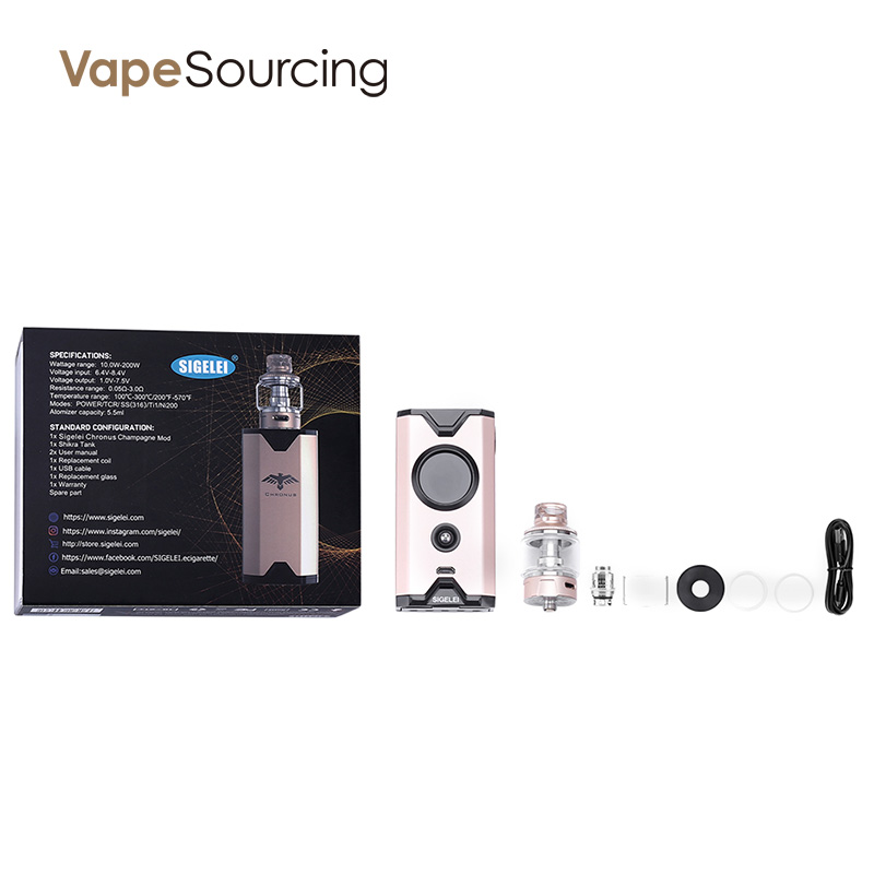 Sigelei Chronus Kit 200W with Chronus Tank