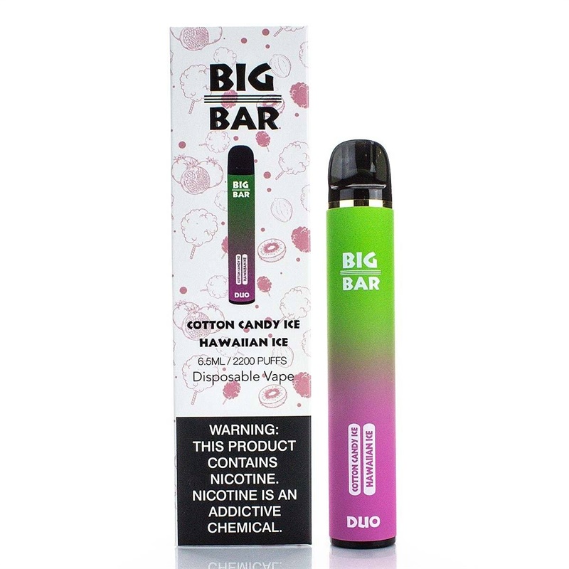 Big Bar Duo Disposable Vape Kit 2200 Puffs Dual Flavors