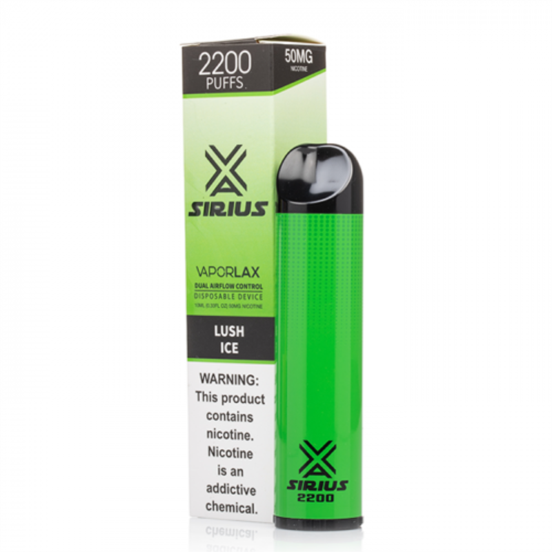 Vaporlax Sirius Disposable Kit 2200 Puffs 10ml