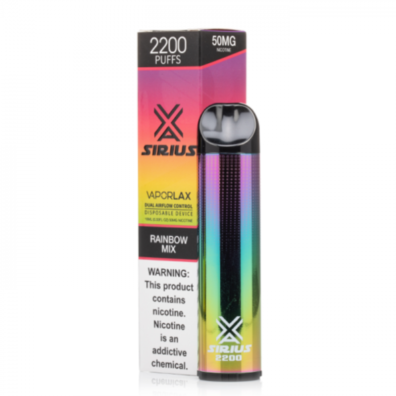 Vaporlax Sirius Disposable Kit 2200 Puffs 10ml