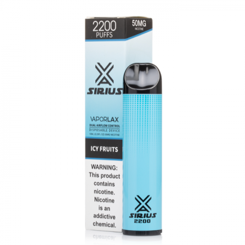 Vaporlax Sirius Disposable Kit 2200 Puffs 10ml