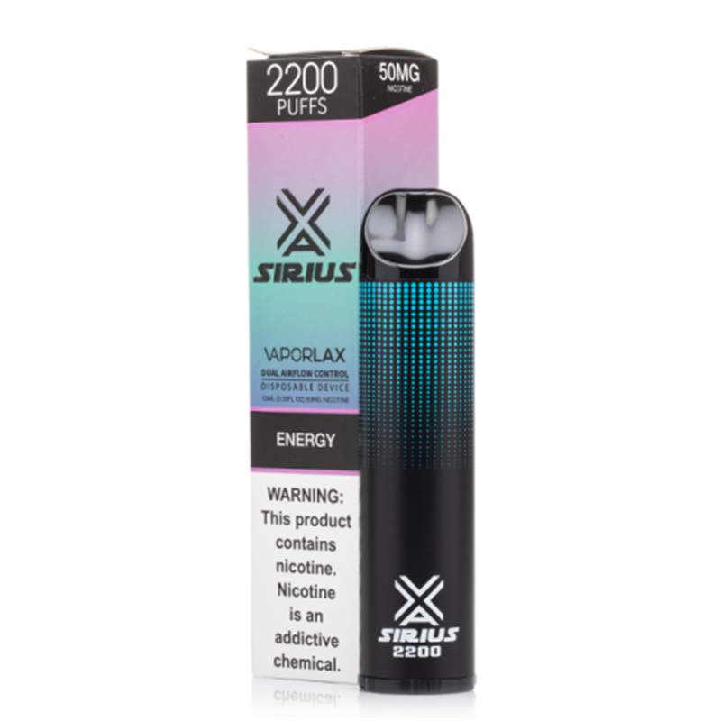 Vaporlax Sirius Disposable Kit 2200 Puffs 10ml