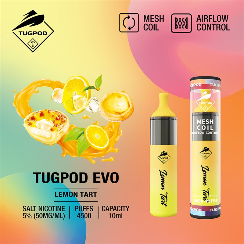 Tugpod EVO Disposable Vape Kit 4500 Puffs 10ml