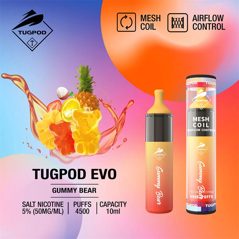 Tugpod EVO Disposable Vape Kit 4500 Puffs 10ml