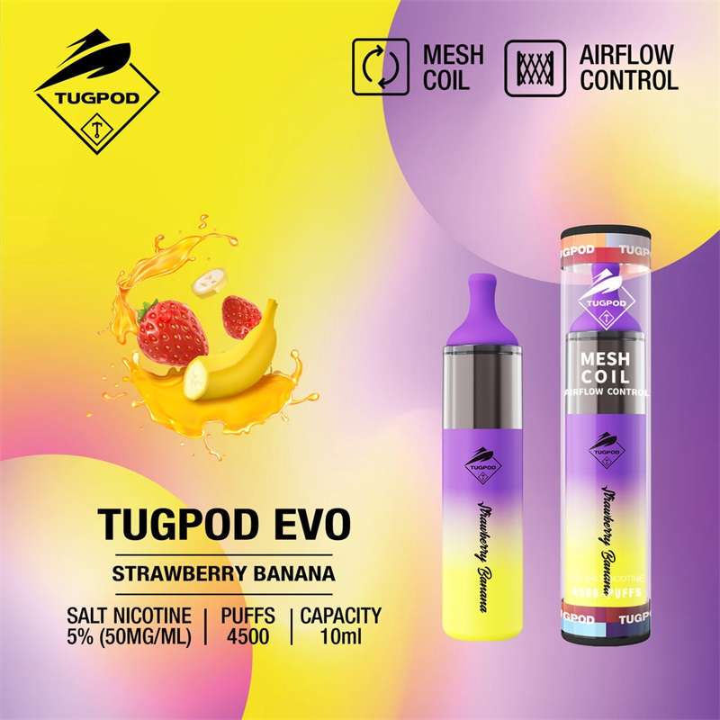 Tugpod EVO Disposable Vape Kit 4500 Puffs 10ml