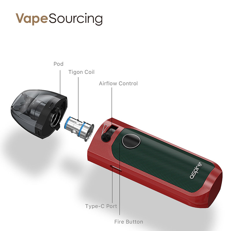 Aspire Tigon AIO Pod System Kit 1300mAh