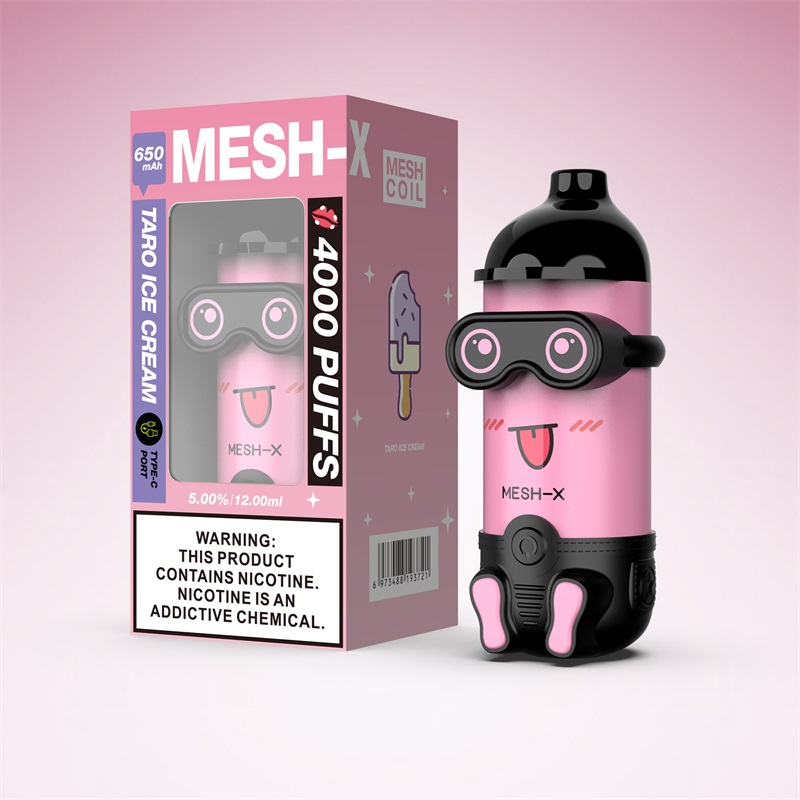 Meshking MESH-X 4000 Puffs Rechargeable Disposable Vape Kit 12ml