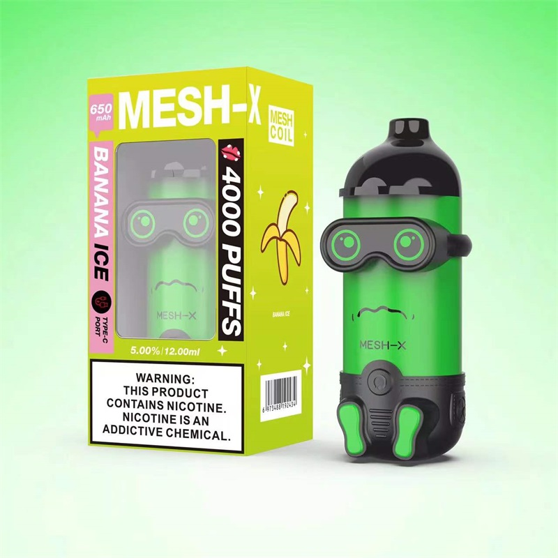 Meshking MESH-X 4000 Puffs Rechargeable Disposable Vape Kit 12ml