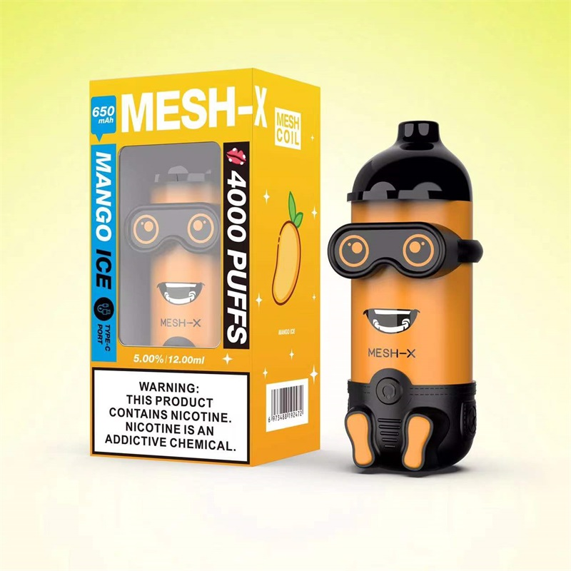 Meshking MESH-X 4000 Puffs Rechargeable Disposable Vape Kit 12ml