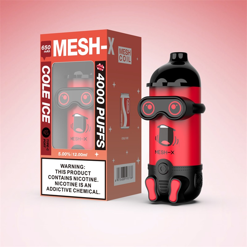 Meshking MESH-X 4000 Puffs Rechargeable Disposable Vape Kit 12ml