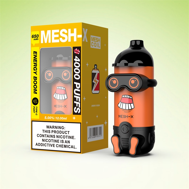 Meshking MESH-X 4000 Puffs Rechargeable Disposable Vape Kit 12ml