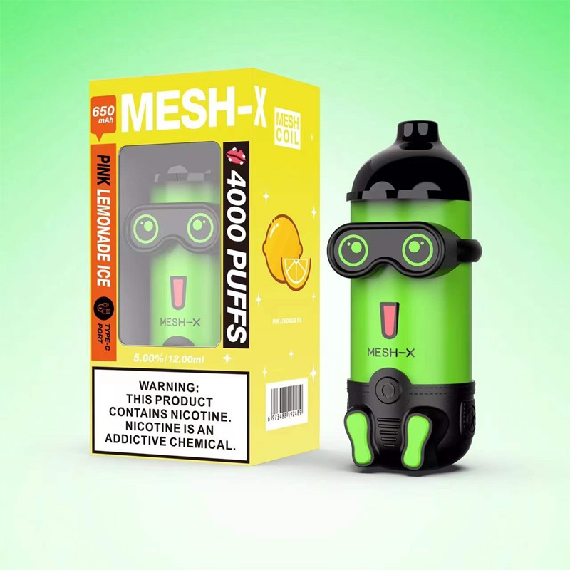 Meshking MESH-X 4000 Puffs Rechargeable Disposable Vape Kit 12ml