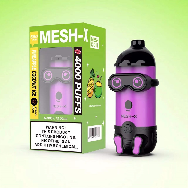 Meshking MESH-X 4000 Puffs Rechargeable Disposable Vape Kit 12ml