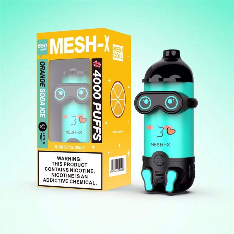 Meshking MESH-X 4000 Puffs Rechargeable Disposable Vape Kit 12ml