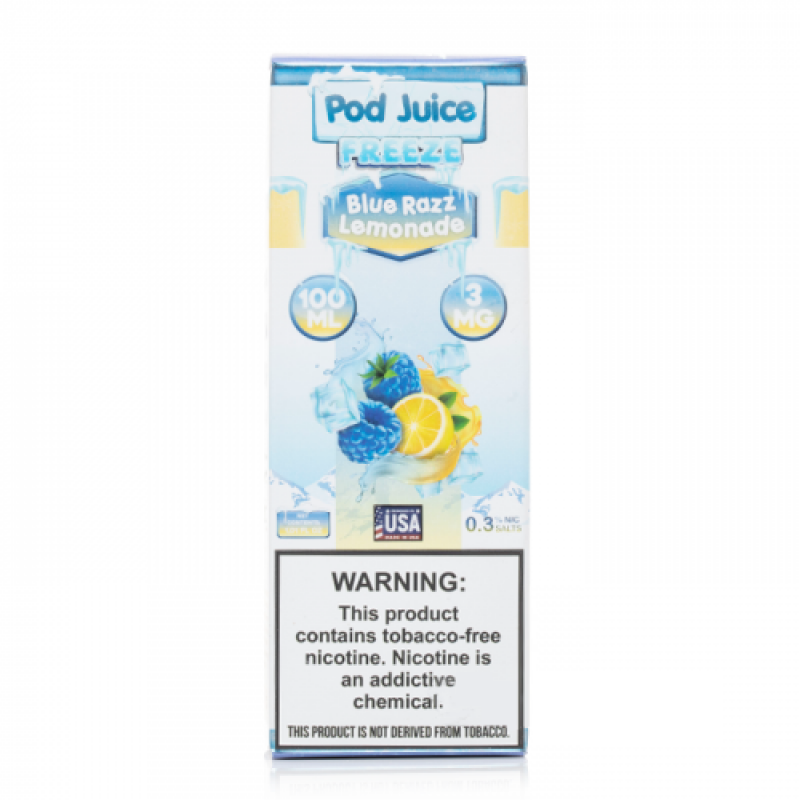 Pod Juice Blue Razz Lemonade Freeze E-juice 100ml