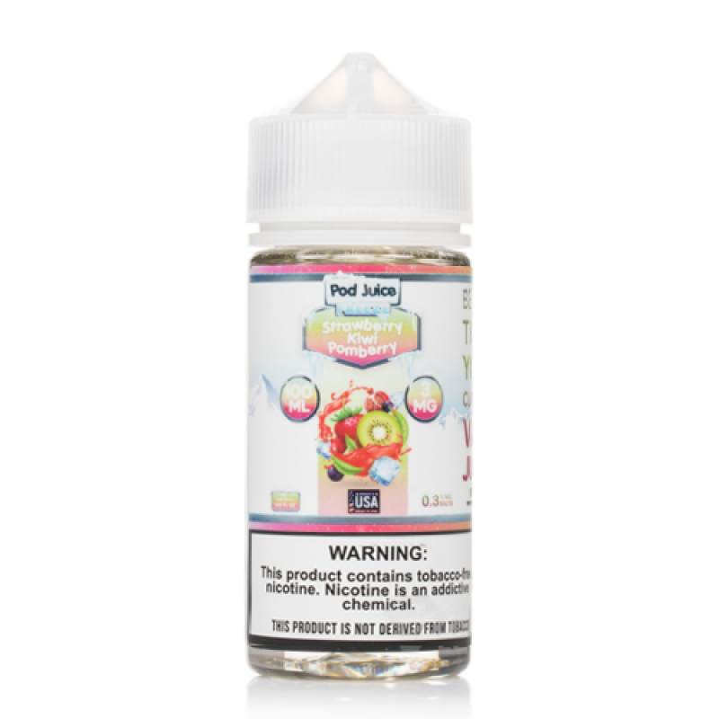 Pod Juice Strawberry Kiwi Pomberry Freeze E-juice 100ml