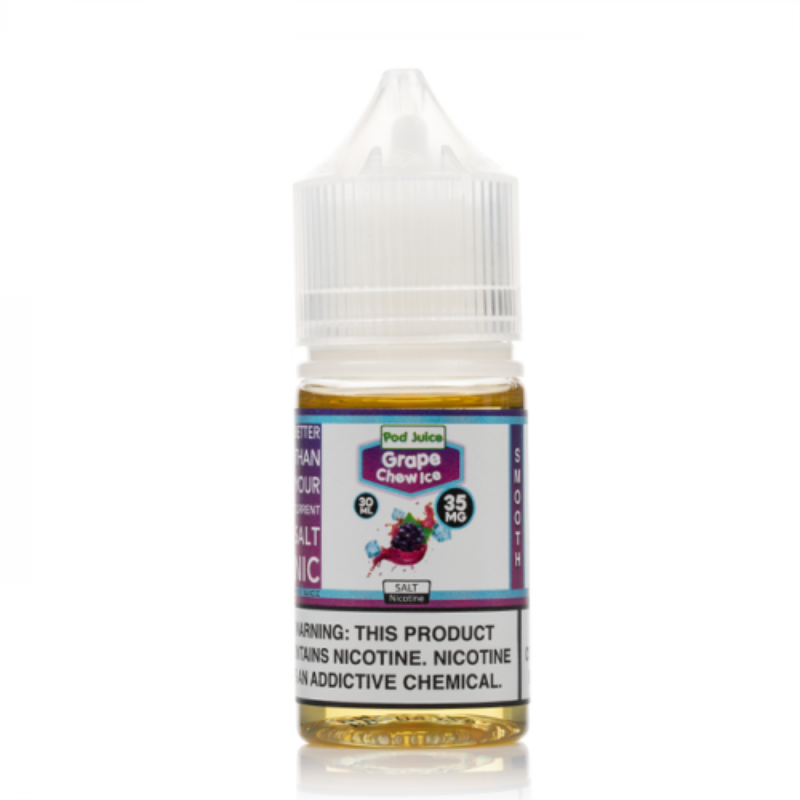 Pod Juice Salts Series Grape Chew Freeze Tobacco-Free E-juice 30ml