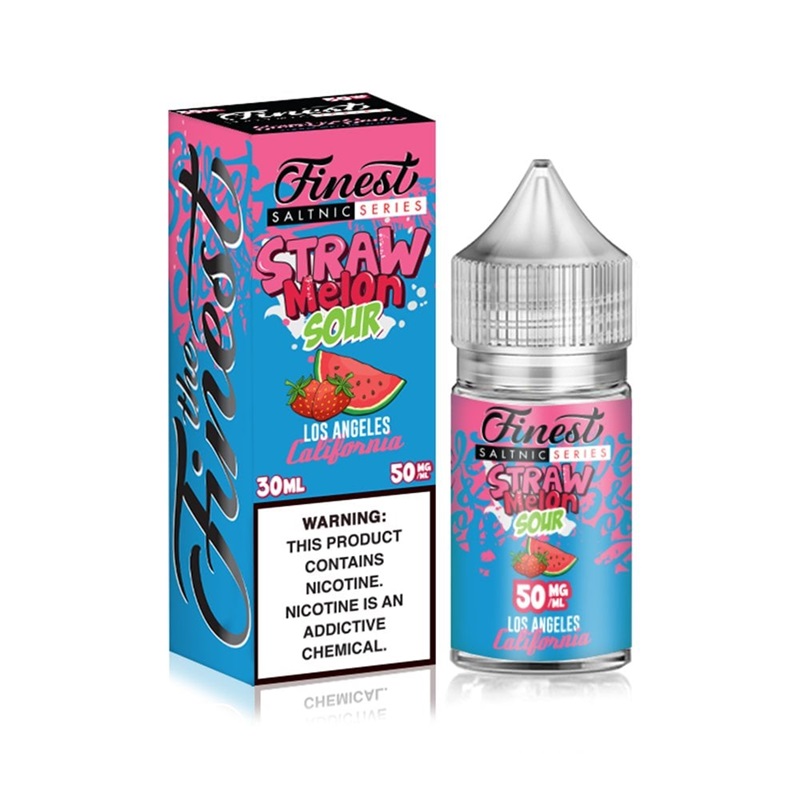 The Finest SaltNic Strawmelon Sour E-juice 30ml