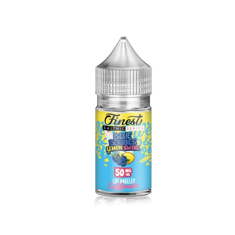 The Finest SaltNic Blue-Berries Lemon Swirl E-juice 30ml