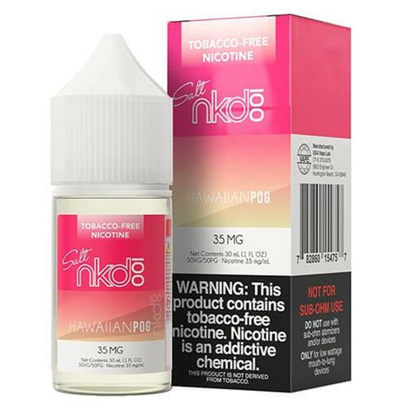 Naked Tobacco Free Nicotine Salt Series Hawaiian POG E-juice 30ml