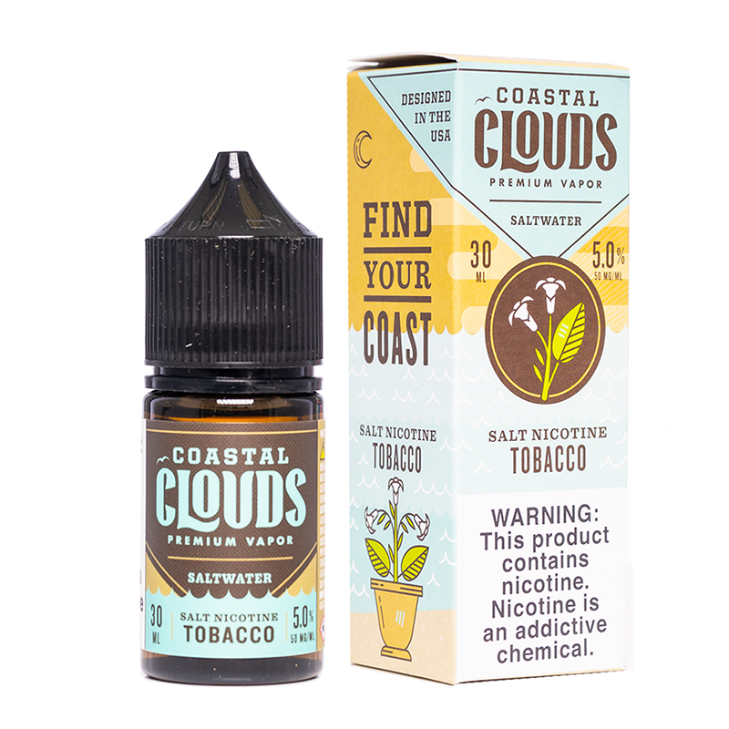 Coastal Clouds Saltwater Tobacco E-juice 30ml