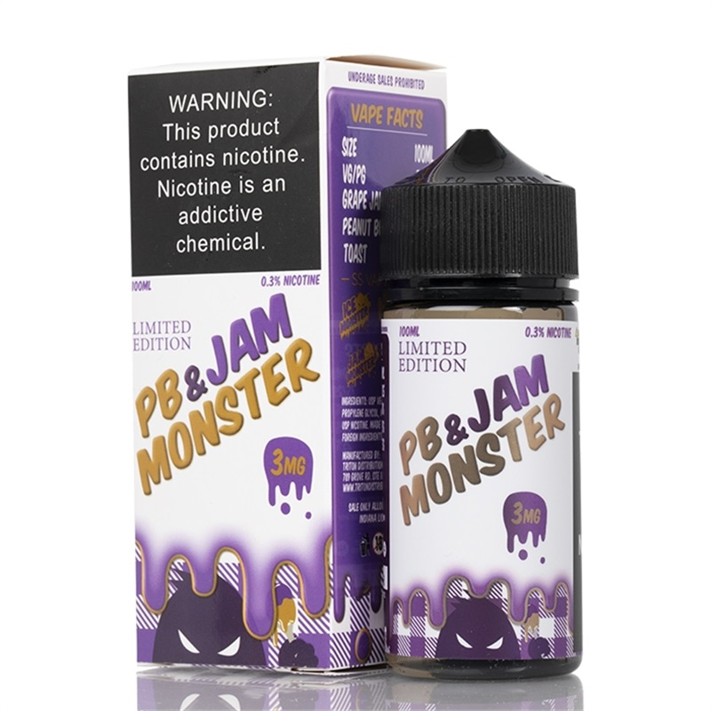 PB & Jam Monster Grape E-juice 100ml