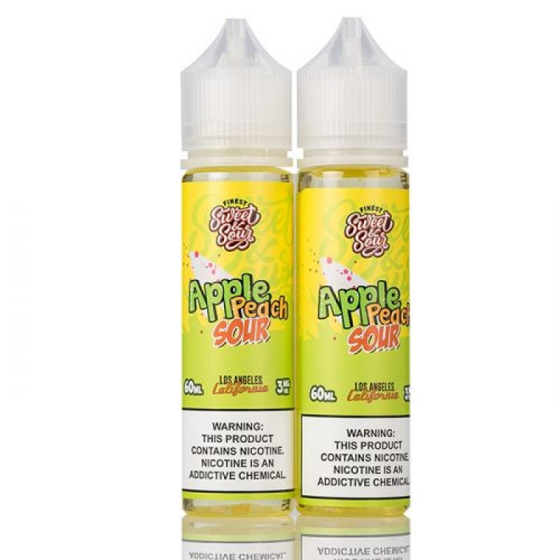 The Finest Sweet & Sour Apple Peach Sour Rings E-juice 120ml