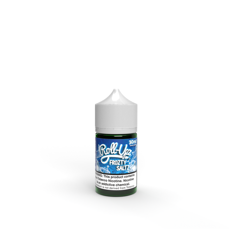 Juice Roll-Upz Tobacco Free Nicotine Salt Blue Raspberry Frozty E-juice 30ml